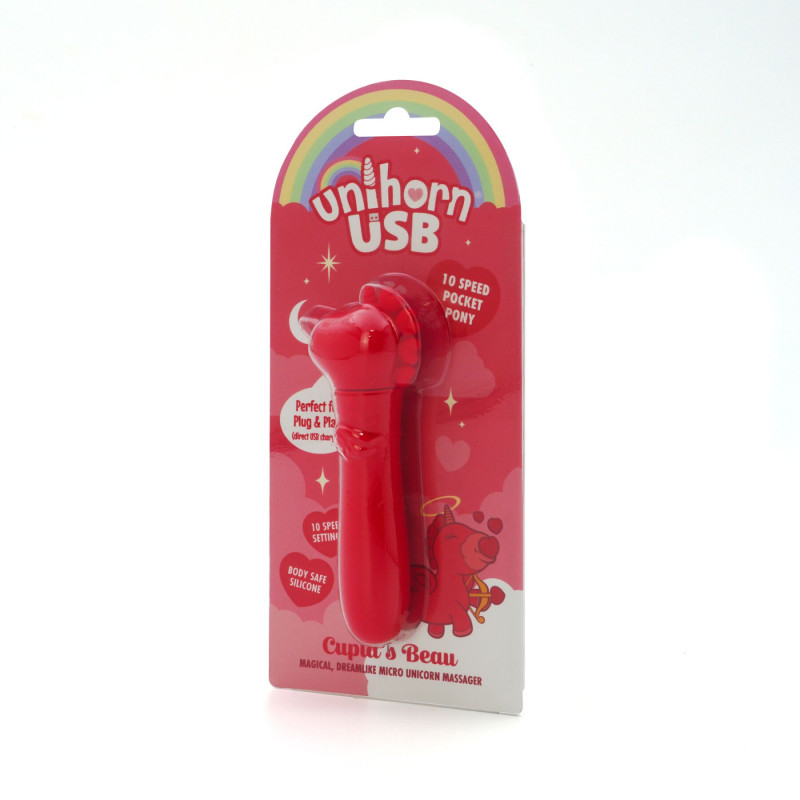 Вибратор-единорожка Unihorn USB Bullet - Cupid's Beau, вибропуля, USB зарядка