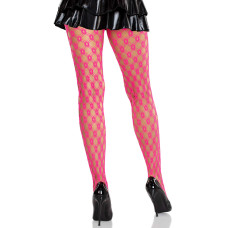 Колготки Leg Avenue Eyelet Net Tights Neon Pink One Size