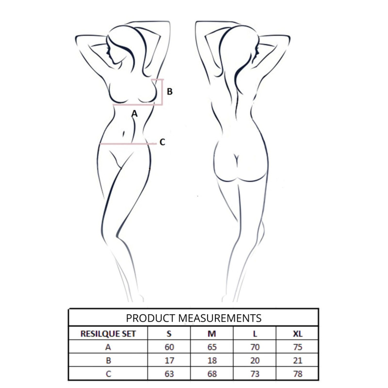 Комплект Passion RESILQUE SET black L