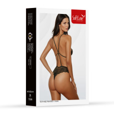 Комплект білизни SoftLine Set top and panties 11044 S Black