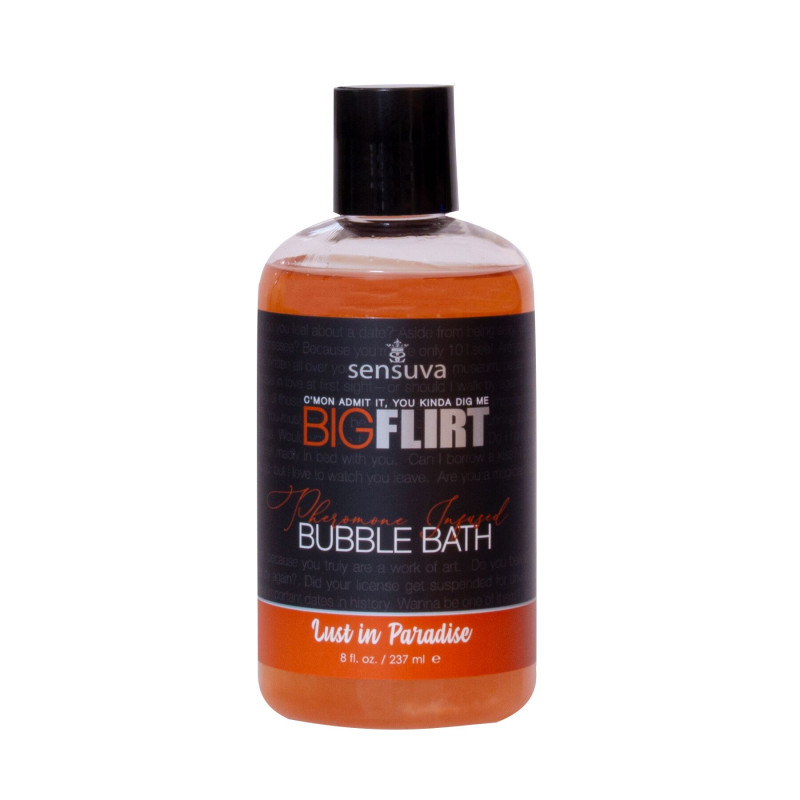 Піна для ванни Sensuva — Big Flirt Pheromone Bubble Bath — Lust in Paradise (237 мл) Піна для ванни Sensuva — Big Flirt Pheromone Bubble Bath — Lust in Paradise (237 мл)