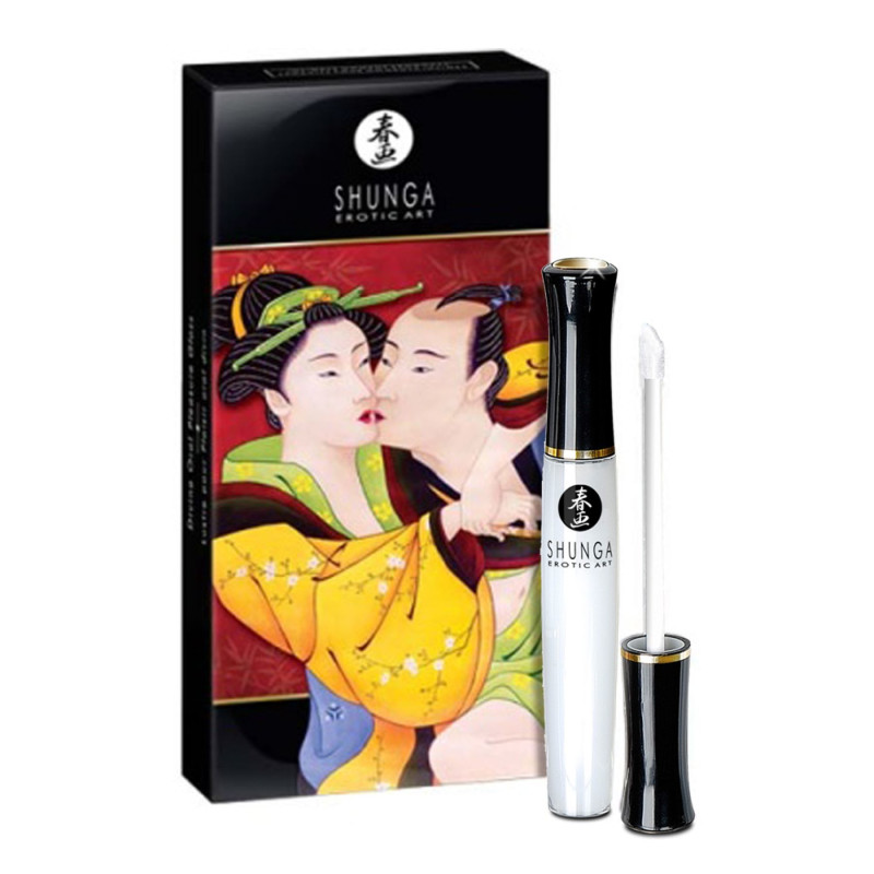 Стимулирующий блеск для губ Shunga LIPGLOSS Sparkling Strawberry Wine 10 мл Стимулирующий блеск для губ Shunga LIPGLOSS Sparkling Strawberry Wine 10 мл