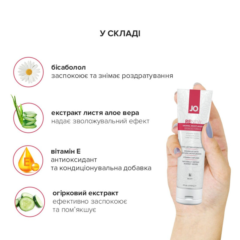 Восстанавливающий вагинальный крем System JO Renew Vaginal Moisturizer 120 мл Восстанавливающий вагинальный крем System JO Renew Vaginal Moisturizer 120 мл