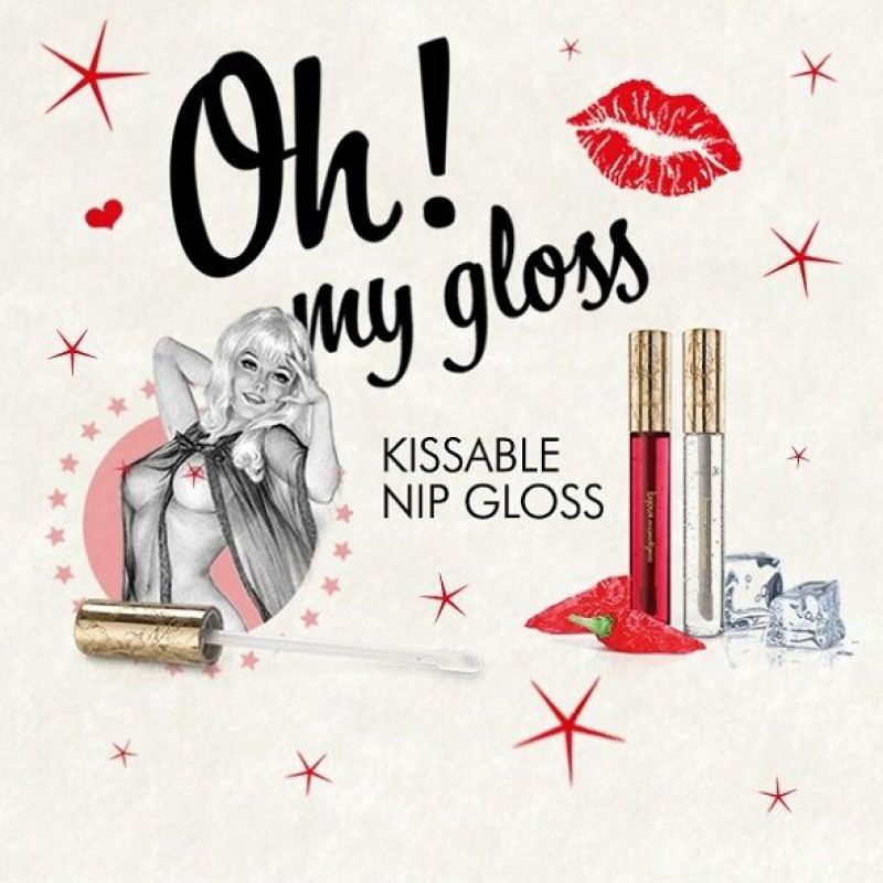 Согревающий и охлаждающий блеск для сосков Bijoux Indiscrets Kissable Nip Gloss DUET (2 х13мл) Согревающий и охлаждающий блеск для сосков Bijoux Indiscrets Kissable Nip Gloss DUET (2 х13мл)