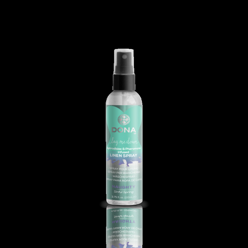 Освежающий спрей для одежды DONA Linen Spray Naughty 110 мл Освежающий спрей для одежды DONA Linen Spray Naughty 110 мл