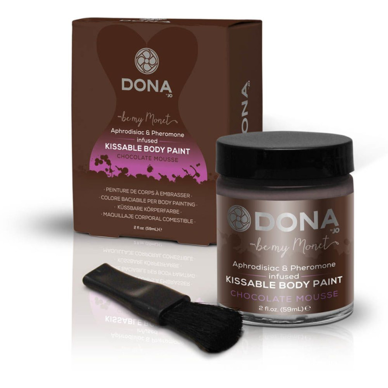 Краска для тела Dona Kissable Body Paint CHOCOLATE MOUSSE Краска для тела Dona Kissable Body Paint CHOCOLATE MOUSSE