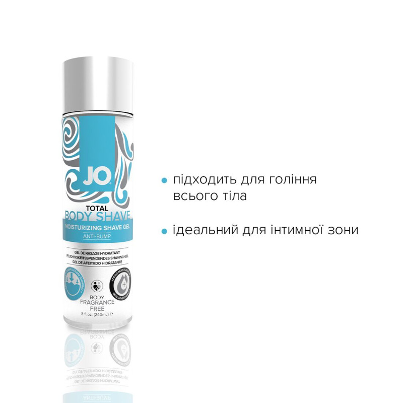 Гель для бритья System JO TOTAL BODY ANTI-BUMP INTIMATE SHAVING GEL 240 мл