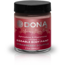 Краска для тела Dona Kissable Body Paint STRAWBERRY SOUFFLE