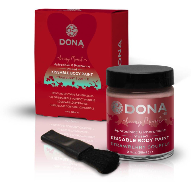Краска для тела Dona Kissable Body Paint STRAWBERRY SOUFFLE