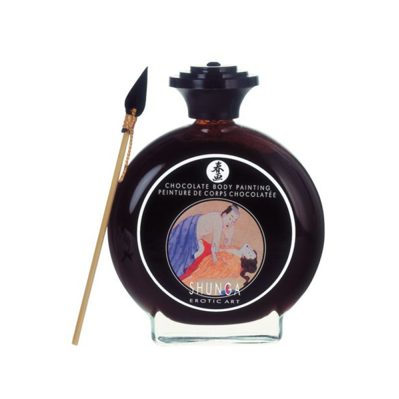 Шоколад для рисования с кисточкой Shunga Chocolate Body Painting 100 мл Шоколад для рисования с кисточкой Shunga Chocolate Body Painting 100 мл