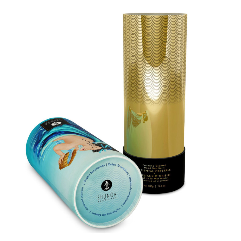 Пенящаяся соль для ванны Shunga Dead Sea salt Oriental Crystals — Ocean Temptations (500 г) Пенящаяся соль для ванны Shunga Dead Sea salt Oriental Crystals — Ocean Temptations (500 г)