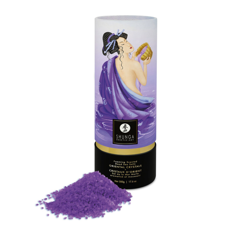 Пенящаяся соль для ванны Shunga Dead Sea salt Oriental Crystals — Exotic Fruits (500 г) Пенящаяся соль для ванны Shunga Dead Sea salt Oriental Crystals — Exotic Fruits (500 г)