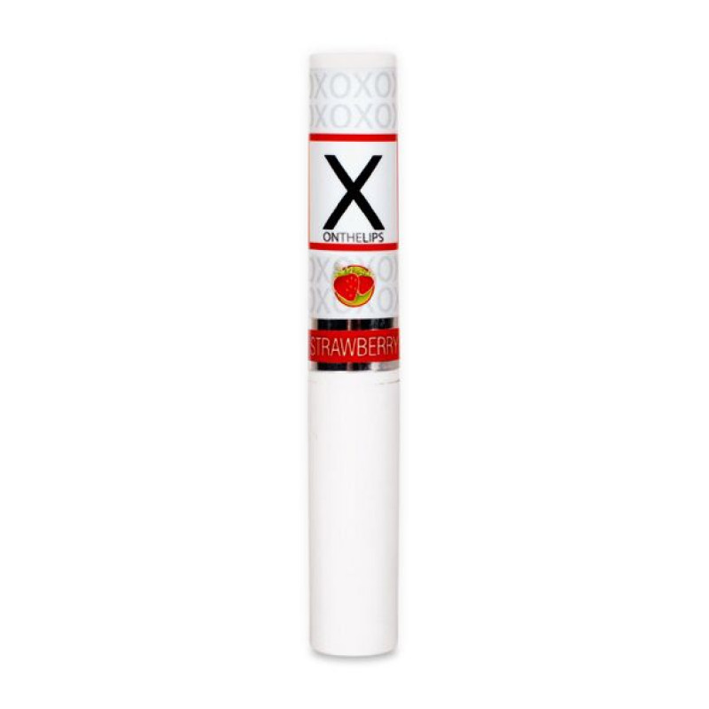 Стимулирующий бальзам для губ унисекс Sensuva X on the Lips Strawberry с феромонами Стимулирующий бальзам для губ унисекс Sensuva X on the Lips Strawberry с феромонами
