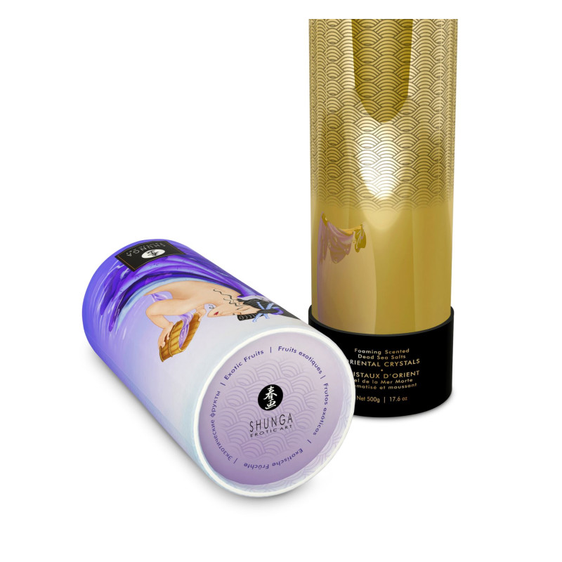 Пенящаяся соль для ванны Shunga Dead Sea salt Oriental Crystals — Exotic Fruits (500 г) Пенящаяся соль для ванны Shunga Dead Sea salt Oriental Crystals — Exotic Fruits (500 г)