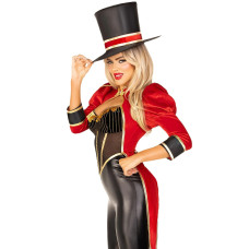 Костюм циркачки Leg Avenue Circus Ringmaster Diva Catsuit S