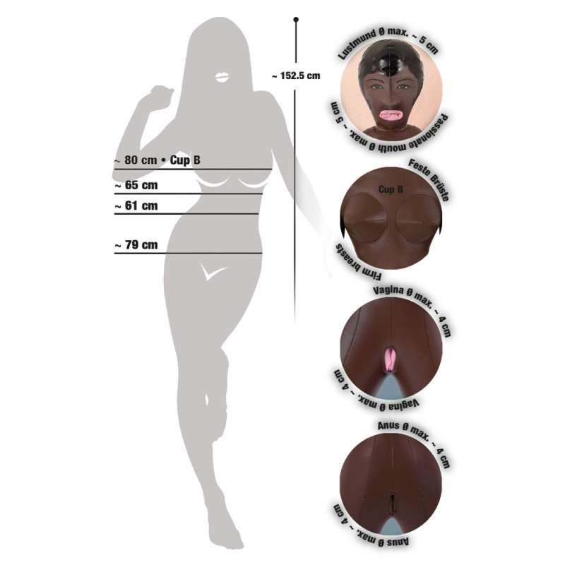 Секс лялька You2Toys Earth Шоколад Секс лялька You2Toys Earth Шоколад