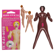 Надувна міні лялька OOTB Mini Blow-Up Doll Brown Hair, 66 см