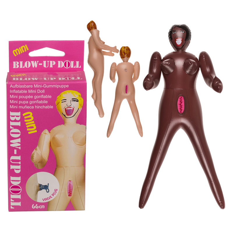 Надувна міні лялька OOTB Mini Blow-Up Doll Brown Hair, 66 см Надувна міні лялька OOTB Mini Blow-Up Doll Brown Hair, 66 см