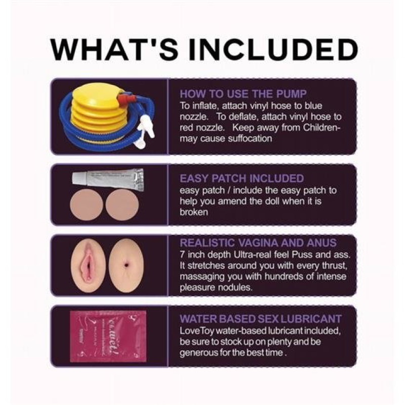 Секс лялька LoveToy Silicone Boobie Super Love Doll LVTOY274