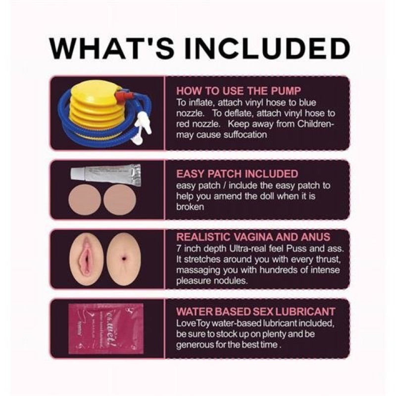 Секс лялька LoveToy Silicone Boobie Super Love Doll LVTOY275