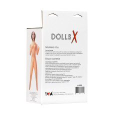 Кукла надувная Toyfa Jennifer шатенка Dolls-X с двумя отверстиями 160 см