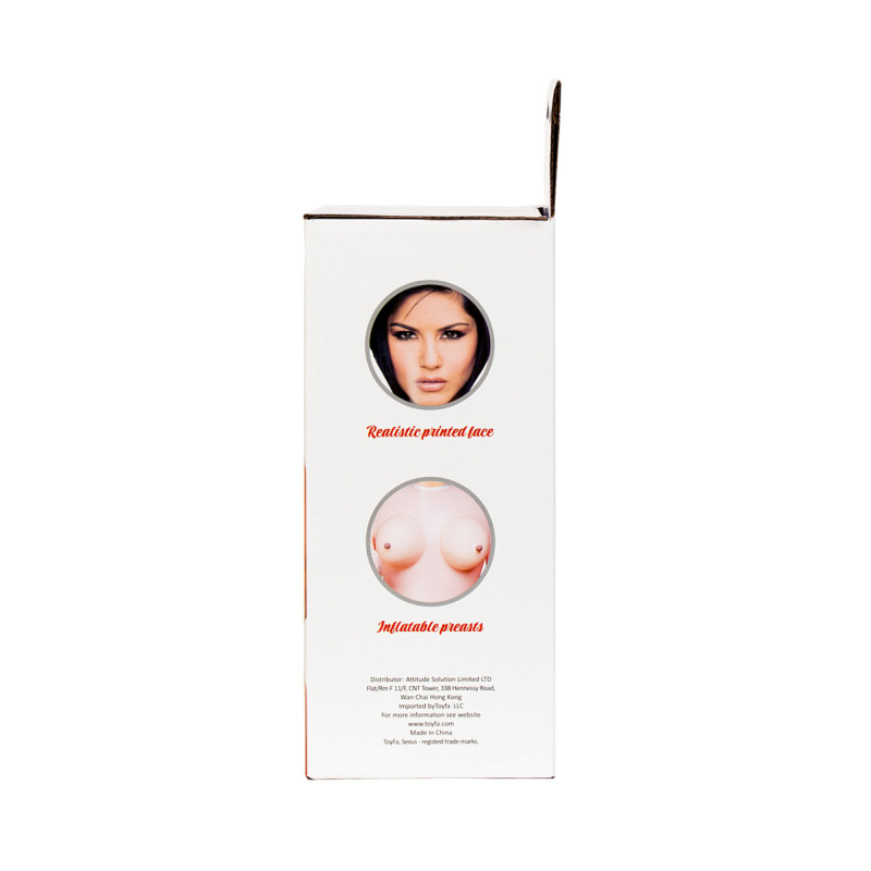 Лялька надувна Toyfa Cassandra брюнетка Dolls-X з двома отворами 160 см Лялька надувна Toyfa Cassandra брюнетка Dolls-X з двома отворами 160 см