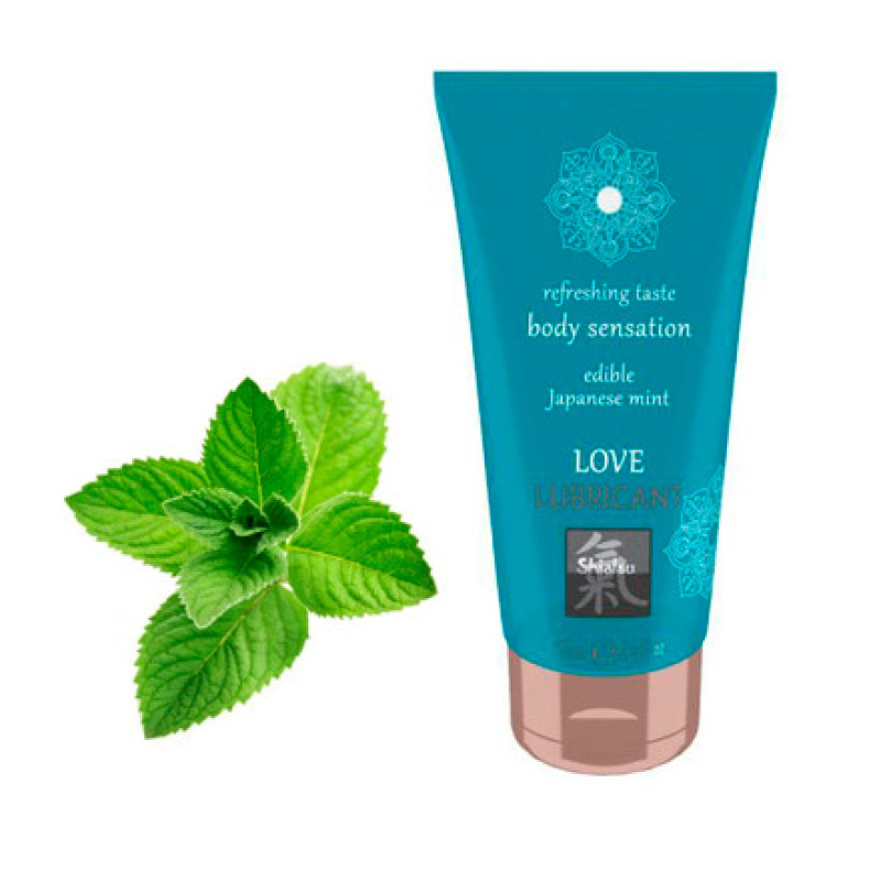 Съедобный лубрикант Hot SHIATSU Love Японская Мята 75 мл Съедобный лубрикант Hot SHIATSU Love Японская Мята 75 мл