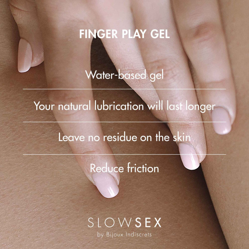 Гель для петтингу та мастурбації Slow Sex by Bijoux Indiscrets FINGER PLAY Гель для петтингу та мастурбації Slow Sex by Bijoux Indiscrets FINGER PLAY