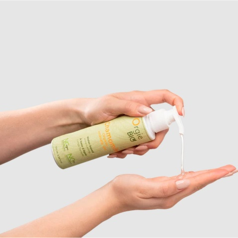 Органічний лубрикант із екстрактом ромашки Orgie BIO CHAMOMILE 100 мл із дозатором Органічний лубрикант із екстрактом ромашки Orgie BIO CHAMOMILE 100 мл із дозатором