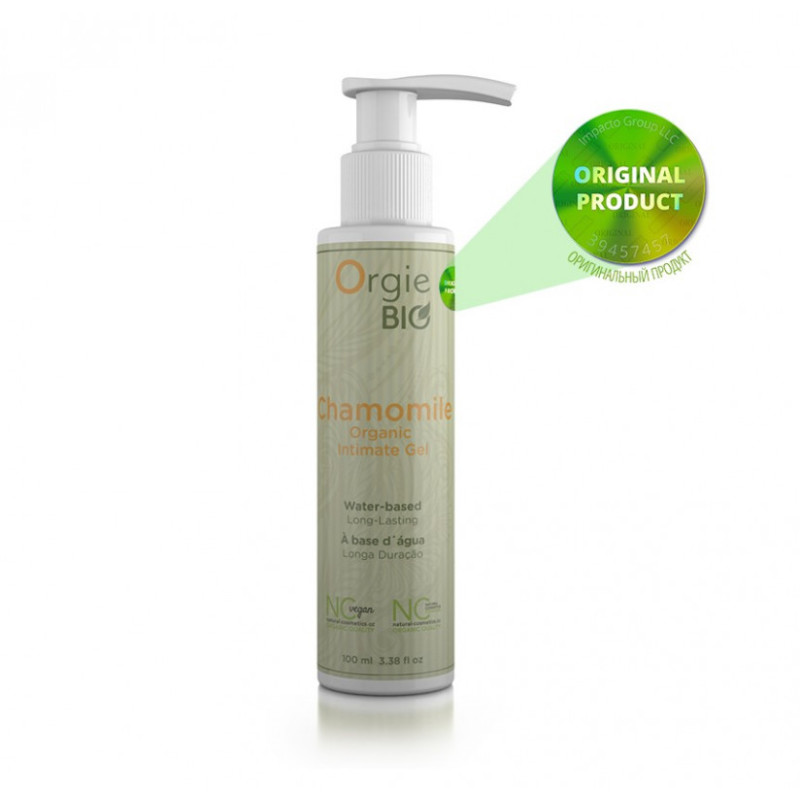 Органічний лубрикант із екстрактом ромашки Orgie BIO CHAMOMILE 100 мл із дозатором Органічний лубрикант із екстрактом ромашки Orgie BIO CHAMOMILE 100 мл із дозатором