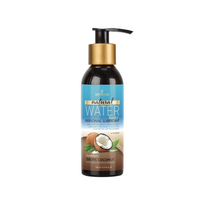 Змазка на водній основі Sensuva Natural Water-Based Exotic Coconut (125 мл) без гліцерину і парабенів Змазка на водній основі Sensuva Natural Water-Based Exotic Coconut (125 мл) без гліцерину і парабенів