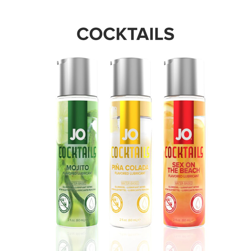 Лубрикант на водній основі JO Cocktails - Pina Colada без цукру, рослинний гліцерин (60 мл) Лубрикант на водній основі JO Cocktails - Pina Colada без цукру, рослинний гліцерин (60 мл)