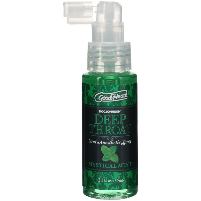 Спрей для минета Doc Johnson GoodHead DeepThroat Spray - Mystical Mint 59 мл для глубокого минета Спрей для минета Doc Johnson GoodHead DeepThroat Spray - Mystical Mint 59 мл для глубокого минета