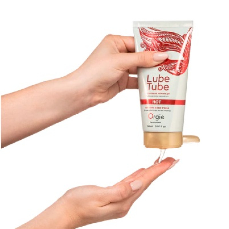 Зігріваюча мастило для сексу на водній основі Orgie Lube Tube Hot 150 мл Зігріваюча мастило для сексу на водній основі Orgie Lube Tube Hot 150 мл