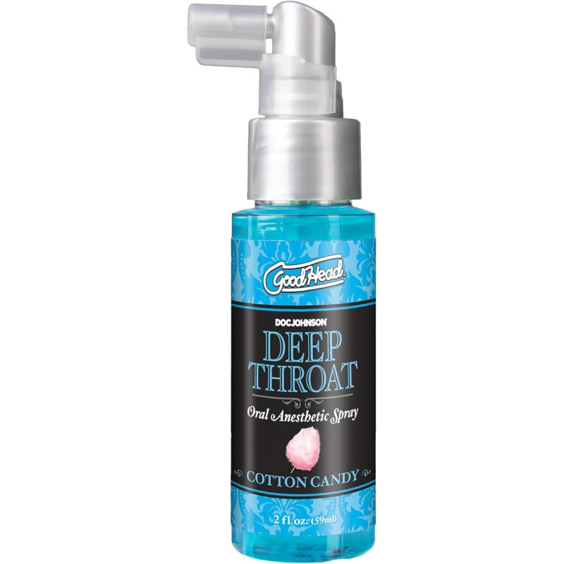 Спрей для минета Doc Johnson GoodHead DeepThroat Spray - Cotton Candy 59 мл для глубокого минета Спрей для минета Doc Johnson GoodHead DeepThroat Spray - Cotton Candy 59 мл для глубокого минета