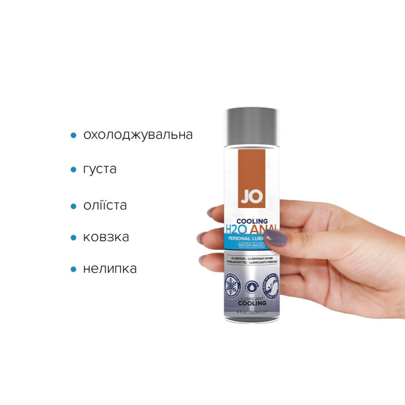 Лубрикант на водной основе System JO ANAL H2O COOLING 120 мл Лубрикант на водной основе System JO ANAL H2O COOLING 120 мл