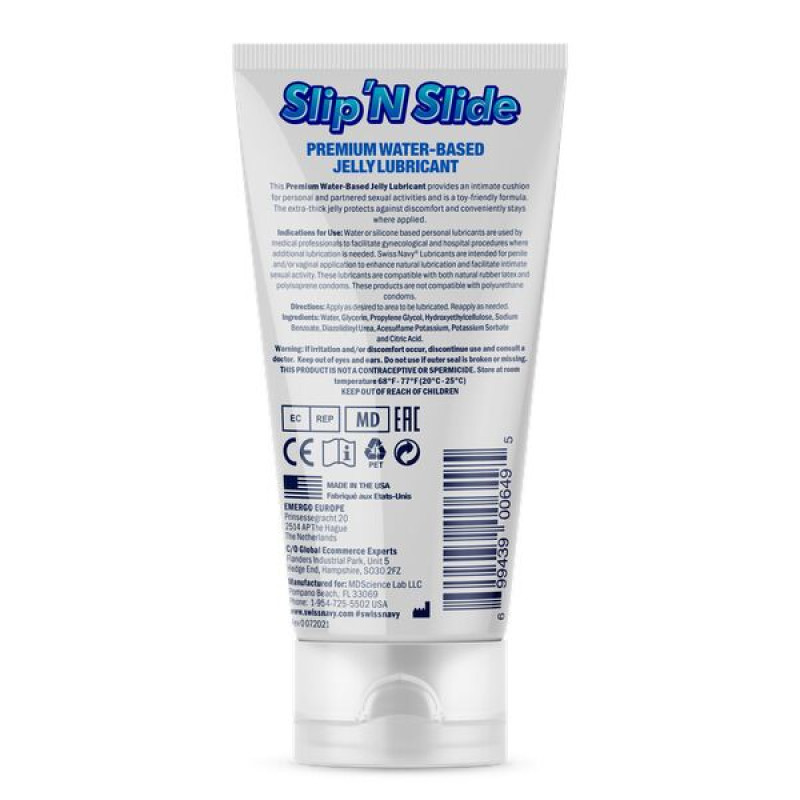 Лубрикант на водной основе Swiss Navy Slip'N Slide Premium Jelly 150 мл Лубрикант на водной основе Swiss Navy Slip'N Slide Premium Jelly 150 мл