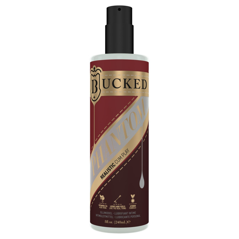 Мастило водно-силіконове System JO Bucked Phantom Cum Play з вітаміном Е та алое віра Біла 240 мл Мастило водно-силіконове System JO Bucked Phantom Cum Play з вітаміном Е та алое віра Біла 240 мл