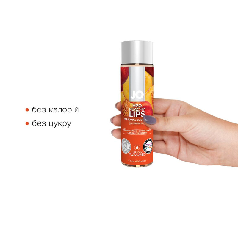 Лубрикант на водній основі System JO H2O PEACHY LIPS 120 мл