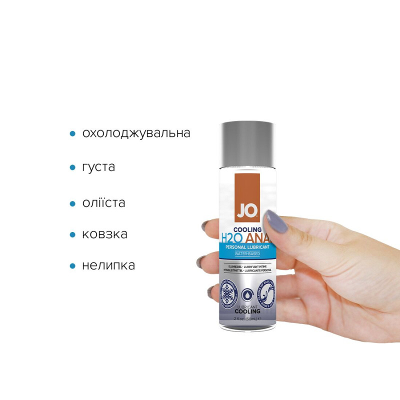Лубрикант на водной основе System JO ANAL H2O COOLING 60 мл Лубрикант на водной основе System JO ANAL H2O COOLING 60 мл