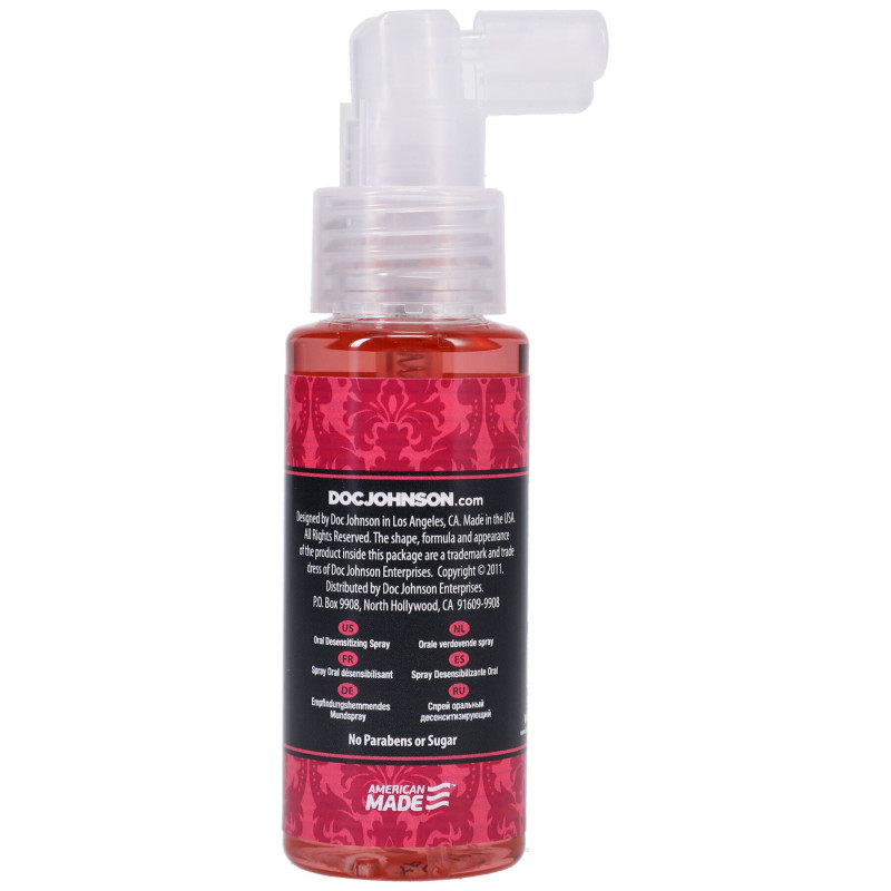 Спрей для минета Doc Johnson GoodHead DeepThroat Spray - Sweet Strawberry 59 мл для глубокого минета Спрей для минета Doc Johnson GoodHead DeepThroat Spray - Sweet Strawberry 59 мл для глубокого минета