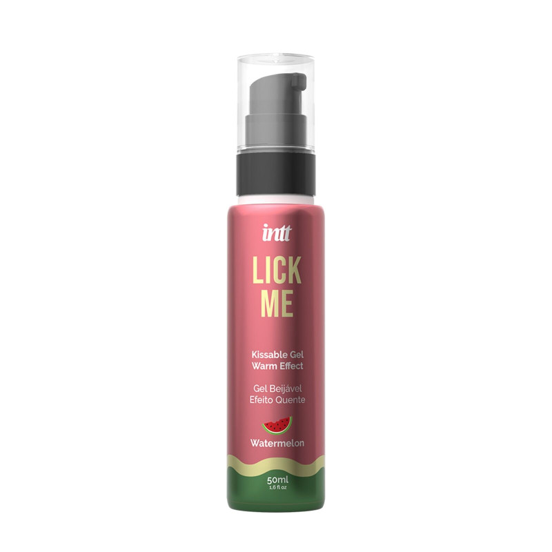 Гель для оральних пестощів з зігрівальним ефектом INTT Lick Me Kissable Gel Watermelon 50 мл Гель для оральних пестощів з зігрівальним ефектом INTT Lick Me Kissable Gel Watermelon 50 мл