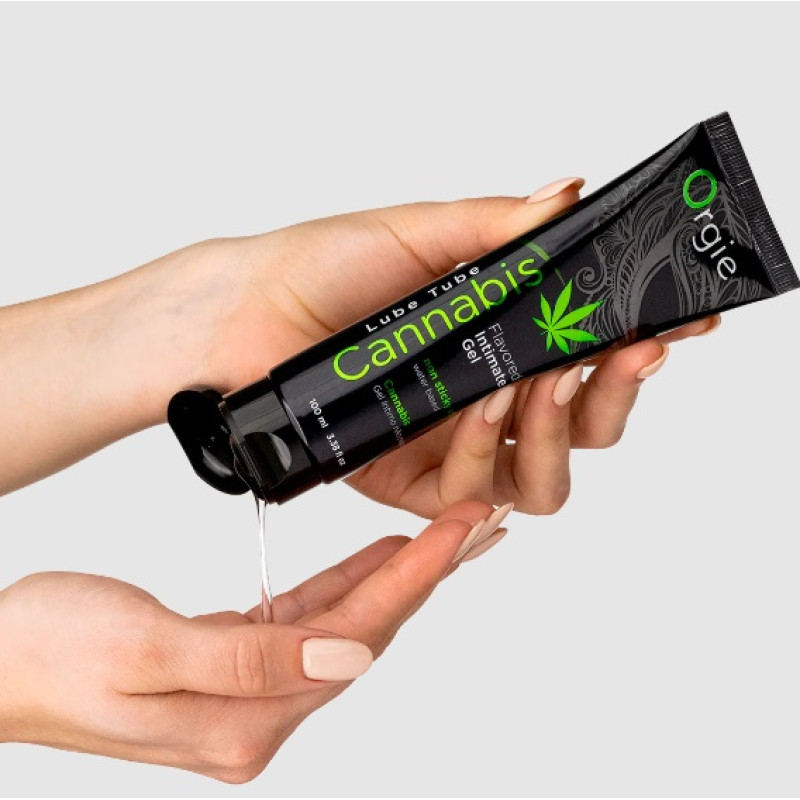 Їстівний лубрикант на водній основі Orgie Lube Tube Каннабіс 100 мл Їстівний лубрикант на водній основі Orgie Lube Tube Каннабіс 100 мл