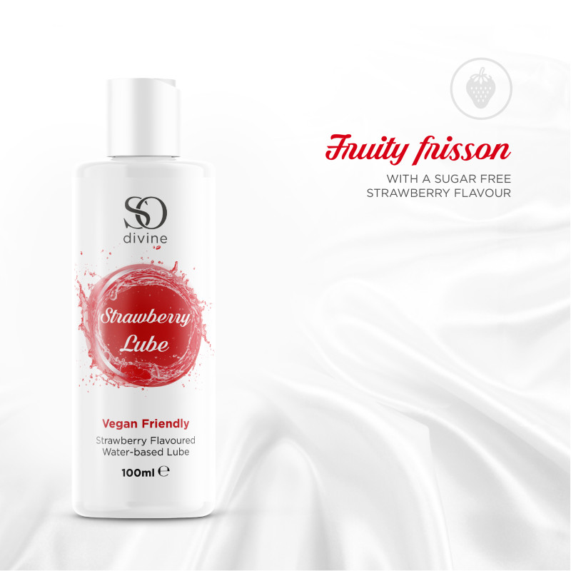 Їстівний лубрикант So Divine Полуниця Їстівний лубрикант So Divine Полуниця