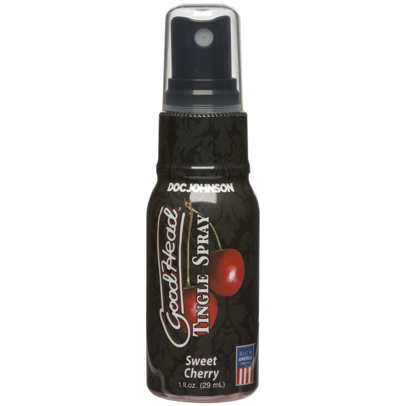 Спрей для минета Doc Johnson GoodHead Tingle Spray - Sweet Cherry (29 мл) со стимулирующим эффектом Спрей для минета Doc Johnson GoodHead Tingle Spray - Sweet Cherry (29 мл) со стимулирующим эффектом