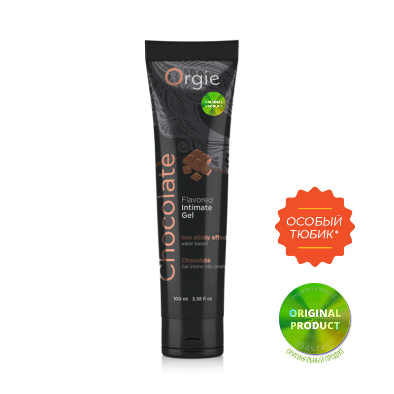 Їстівний лубрикант на водній основі Orgie Lube Tube Шоколад 100 мл Їстівний лубрикант на водній основі Orgie Lube Tube Шоколад 100 мл