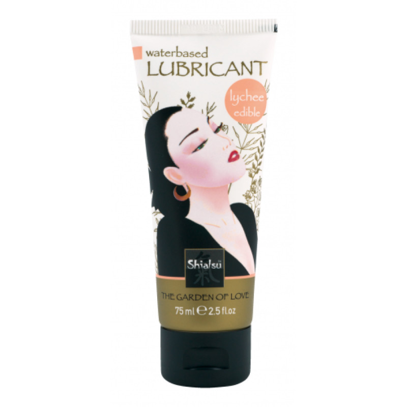 Съедобный лубрикант на водной основе Hot Shiatsu со вкусом Личи 75 мл Съедобный лубрикант на водной основе Hot Shiatsu со вкусом Личи 75 мл