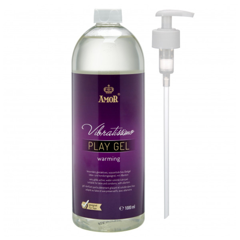 Лубрикант Amor Vibratissimo Play Gel warming 1000 мл Лубрикант Amor Vibratissimo Play Gel warming 1000 мл