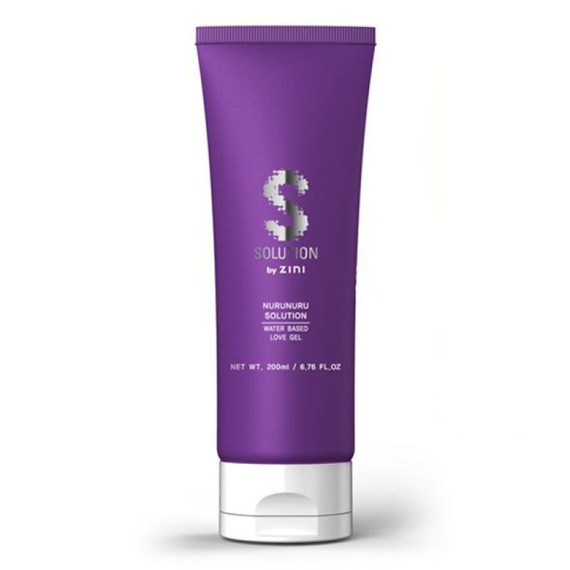 Густой увлажняющий лубрикант Zini Solution Nurunuru 200 мл, 2-в-1: для секса и массажа Густой увлажняющий лубрикант Zini Solution Nurunuru 200 мл, 2-в-1: для секса и массажа