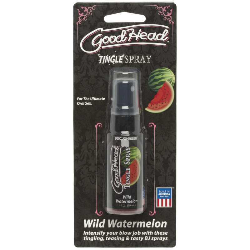 Спрей для мінету Doc Johnson GoodHead Tingle Spray - Watermelon (29 мл) зі стимулювальним ефектом Спрей для мінету Doc Johnson GoodHead Tingle Spray - Watermelon (29 мл) зі стимулювальним ефектом